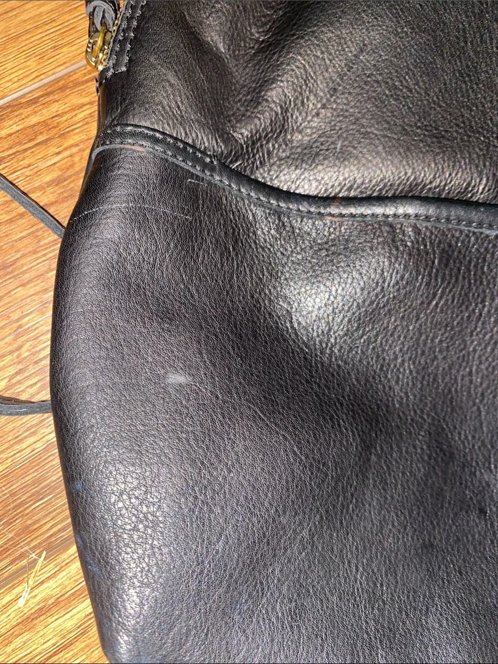 Margot New York Black Leather Women’s Backpack Purse